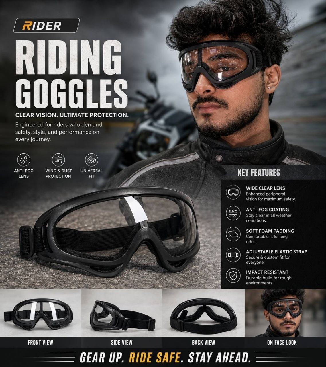 Riding Goggles (Imported)